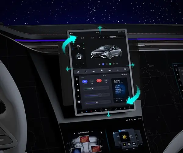 中控柔性卷轴屏升降机构