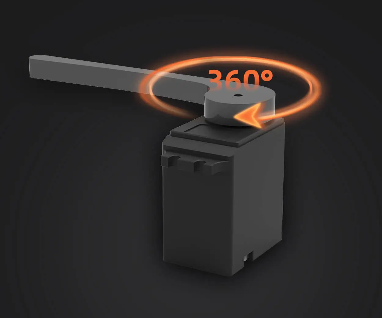 物流穿梭叉拨杆驱动舵机