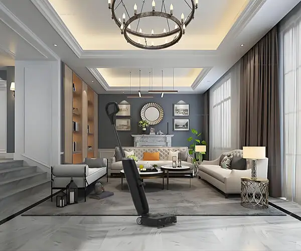 洗地机器人刮条下压舵机 