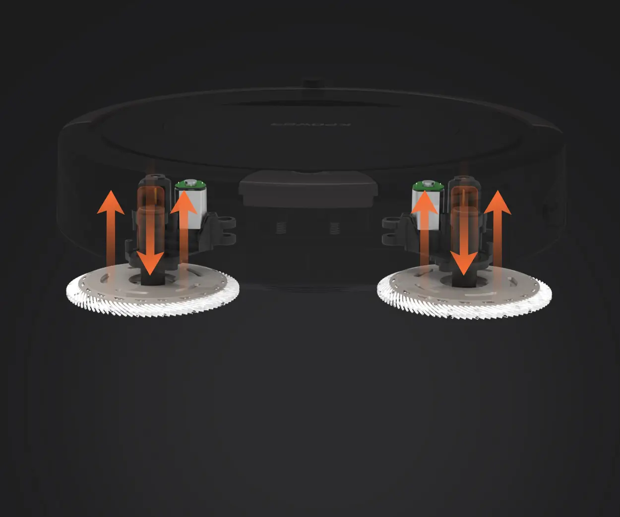 扫地机器人拖布升降驱动