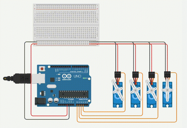 舵机怎么连接arduino_连接舵机的线叫什么_arduino舵机连线